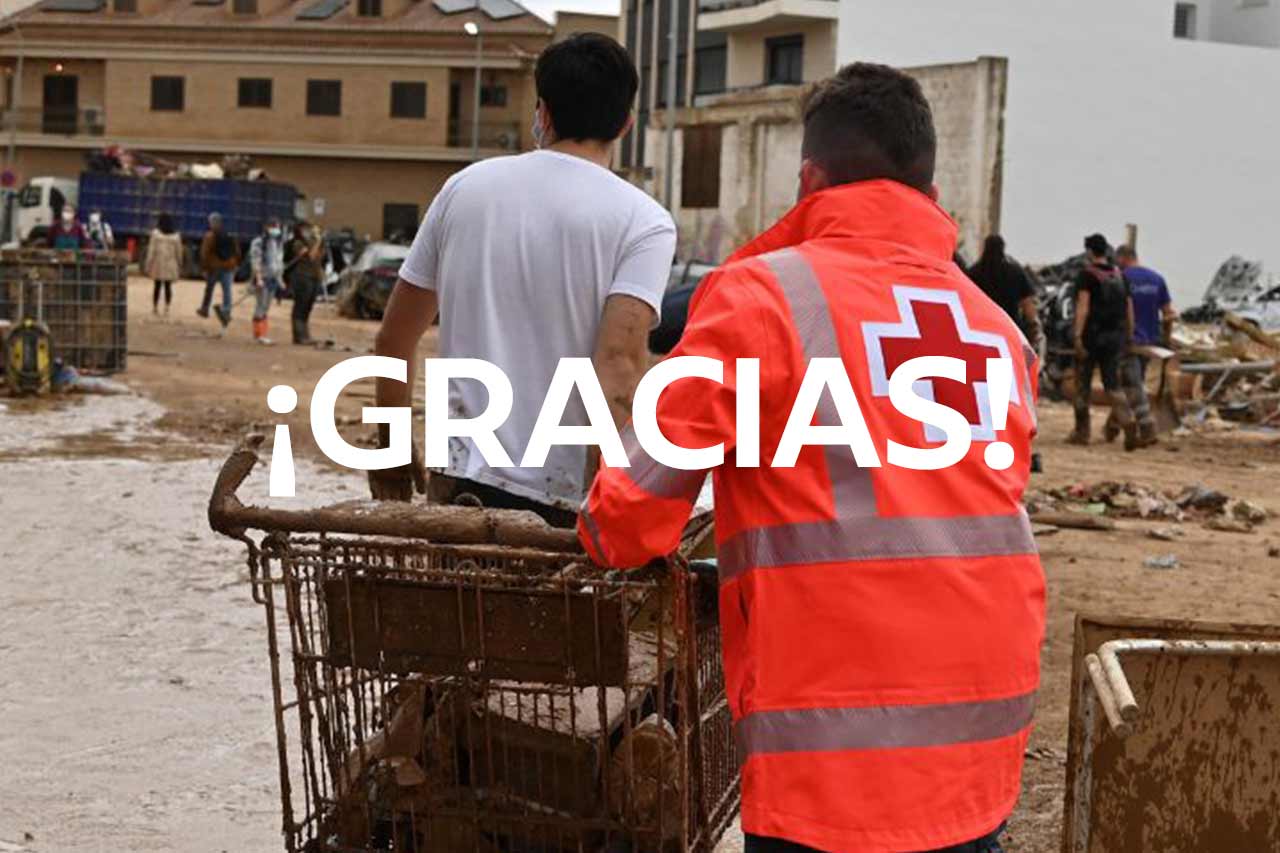 Gracias por tu apoyo a la campaña “Ayúdanos a ayudar a los afectados por la DANA”