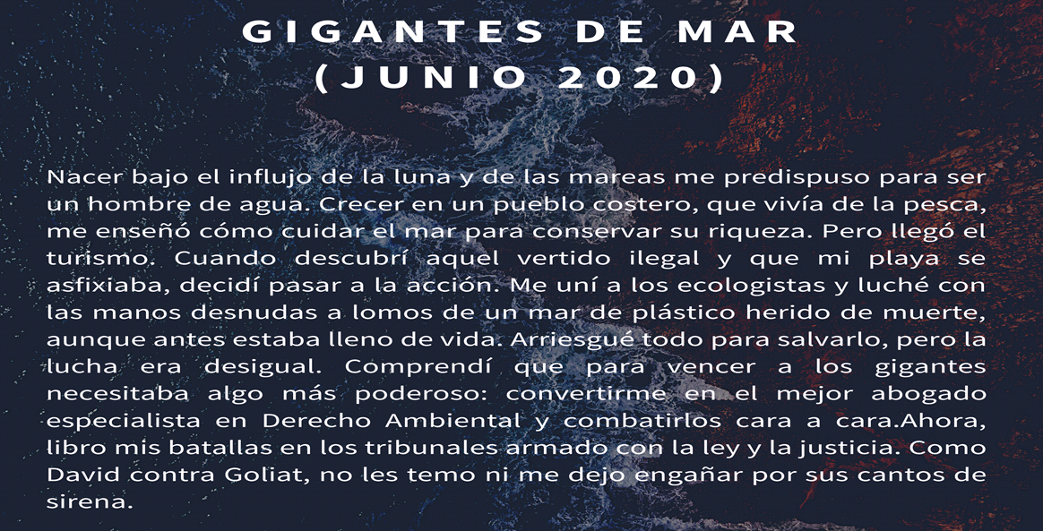 “Gigantes de mar”, ganador de microrrelatos de junio
