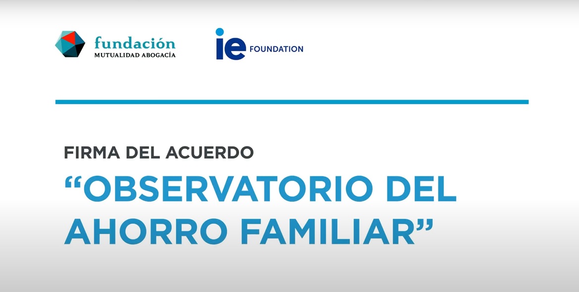Lanzamiento del Observatorio del Ahorro Familiar