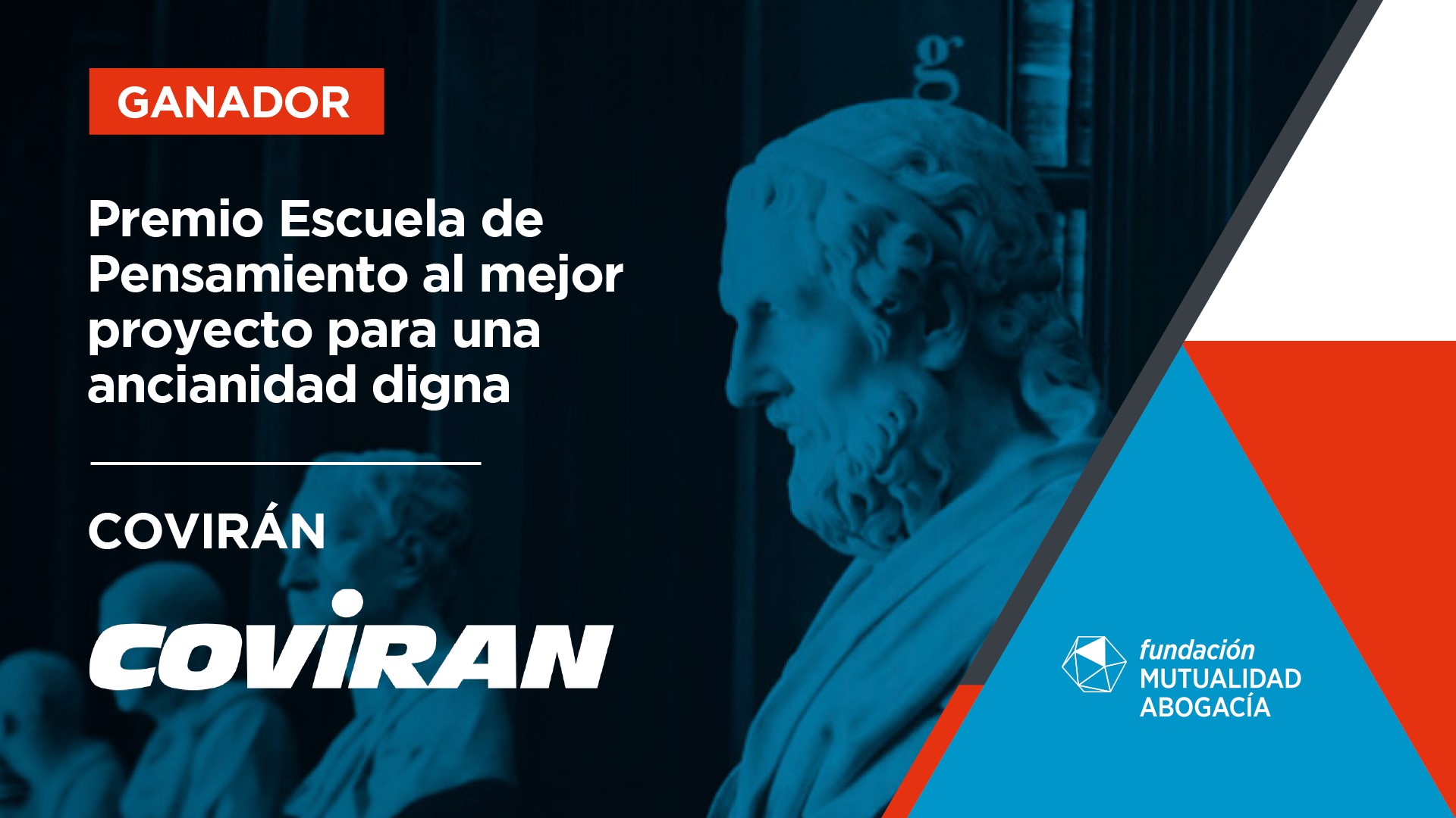 Fundación ONCE, premio Compromiso Agenda 2030, y Covirán, premio Escuela de Pensamiento - coviran horizontal